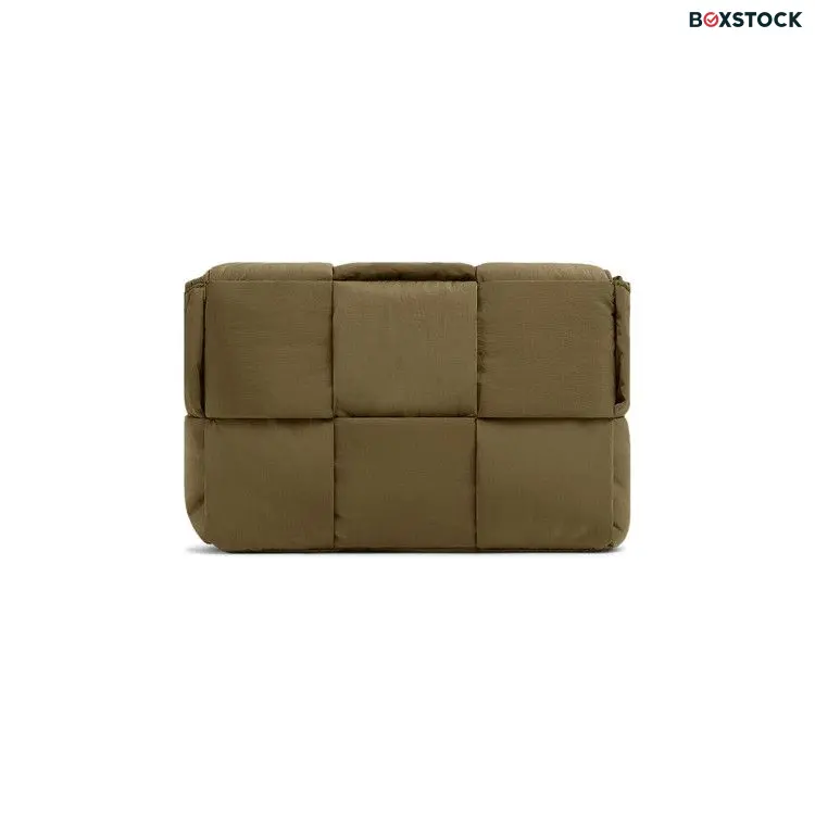 Bottega Veneta Small Padded Tech Cassette Bag 'Mud/Silver' Brown Fall/Winter 2023