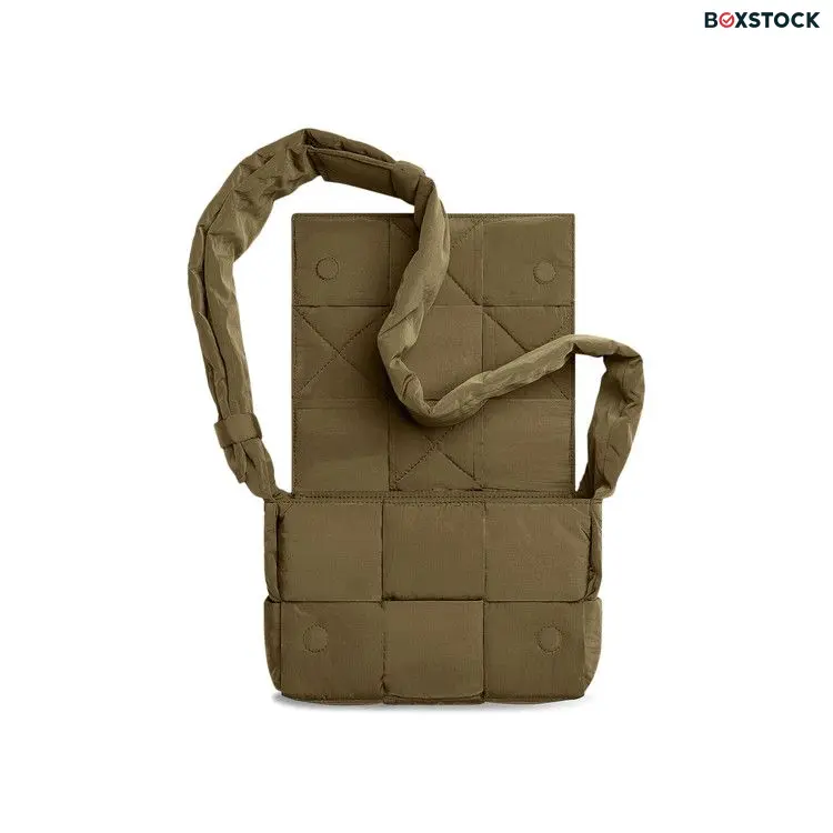Bottega Veneta Small Padded Tech Cassette Bag 'Mud/Silver' Brown Fall/Winter 2023