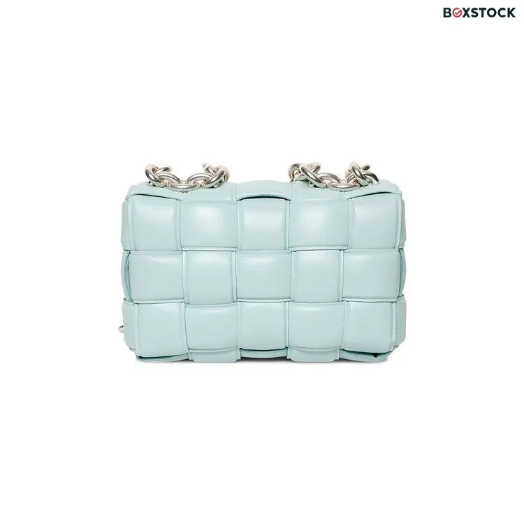 Bottega Veneta The Chain Cassette Bag 'Spearmint/Silver' Grey Spring/Summer 2021