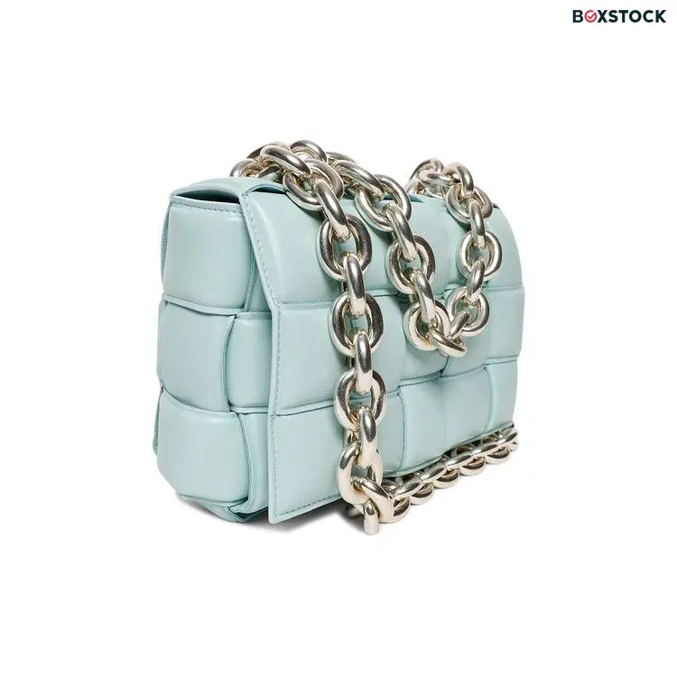Bottega Veneta The Chain Cassette Bag 'Spearmint/Silver' Grey Spring/Summer 2021