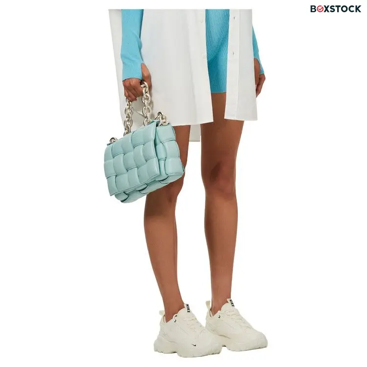 Bottega Veneta The Chain Cassette Bag 'Spearmint/Silver' Grey Spring/Summer 2021