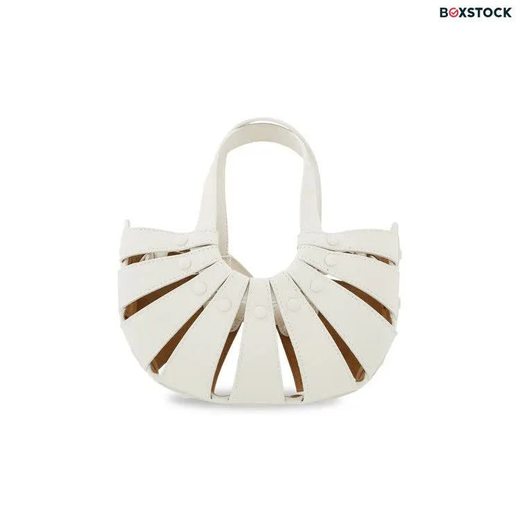Bottega Veneta The Shell Bag 'White/Frost/Gold' Spring/Summer 2021