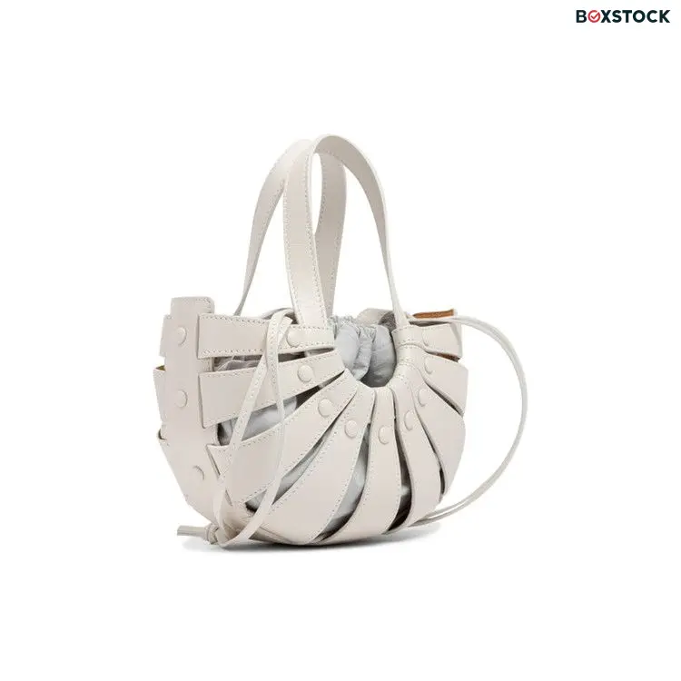 Bottega Veneta The Shell Bag 'White/Frost/Gold' Spring/Summer 2021