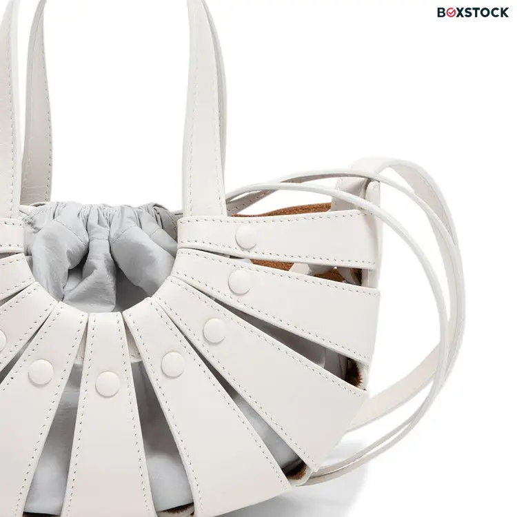 Bottega Veneta The Shell Bag 'White/Frost/Gold' Spring/Summer 2021