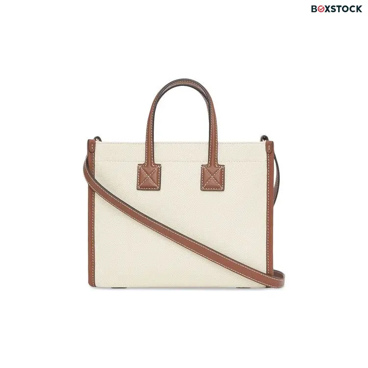 Burberry Mini Freya Tote Bag 'Cream' Tan