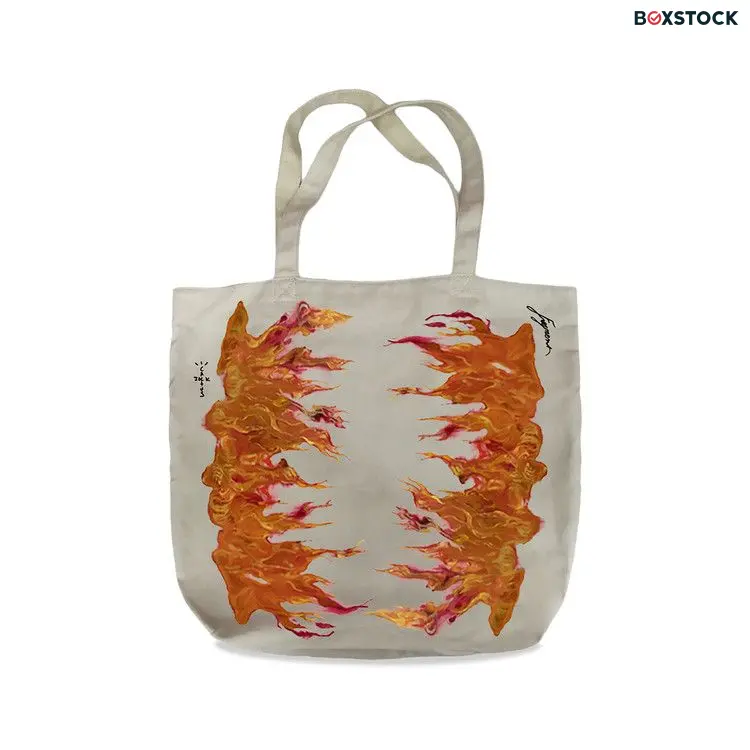 Cactus Jack by Travis Scott For Fragment Flames Tote 'White' Fall/Winter 2021