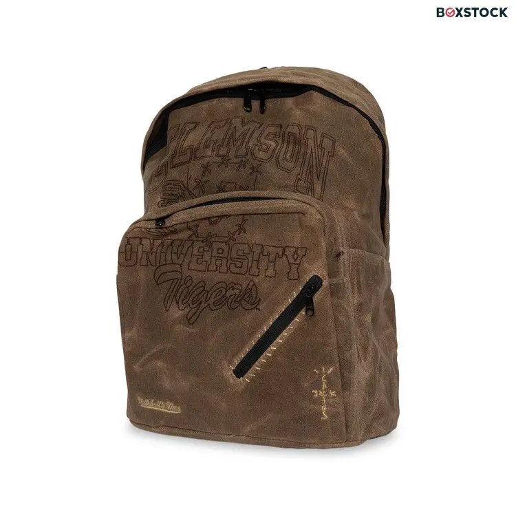 Cactus Jack by Travis Scott x Mitchell & Ness Clemson University Backpack 'Brown' Spring/Summer 2024