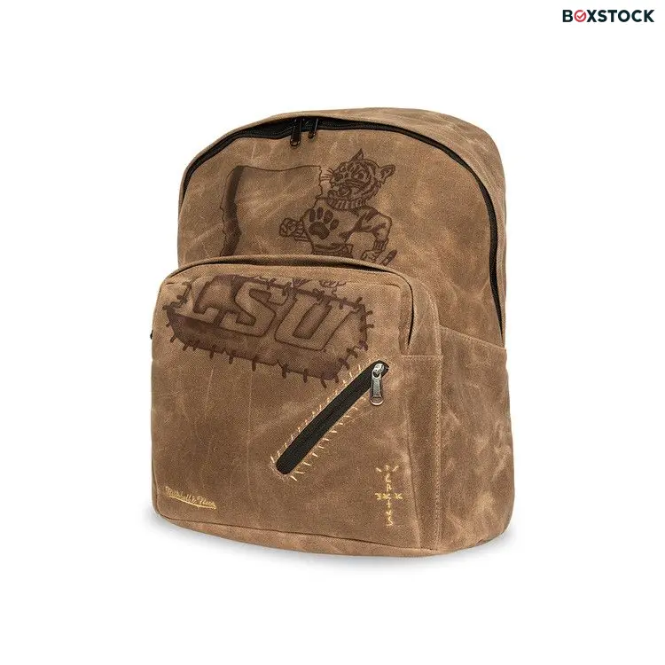 Cactus Jack by Travis Scott x Mitchell & Ness Louisiana State University Backpack 'Brown' Spring/Summer 2024