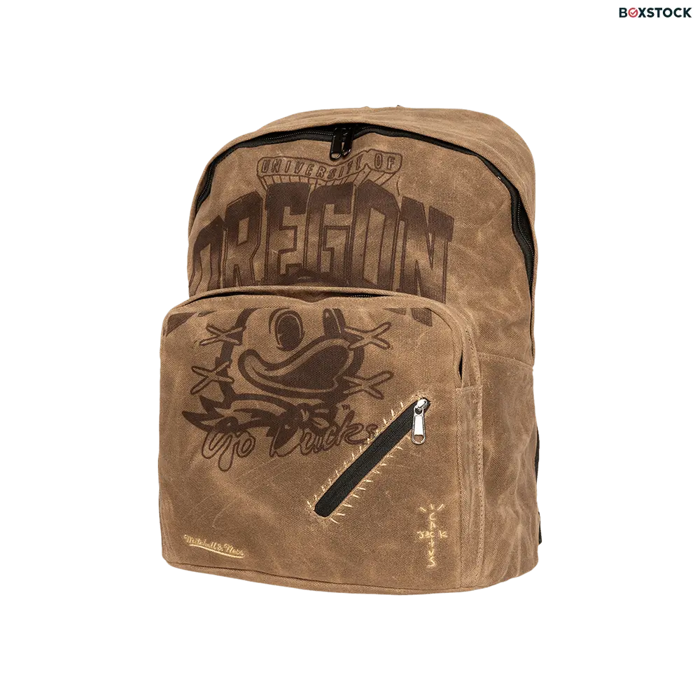 cactus jack by travis scott Cactus Jack by Travis Scott x Mitchell & Ness University Of Oregon Backpack 'Brown' Spring/Summer 2024