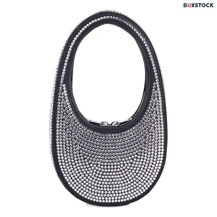 Coperni Crystal Embellished Mini Swipe Bag 'Black Crystal' Spring/Summer 2023