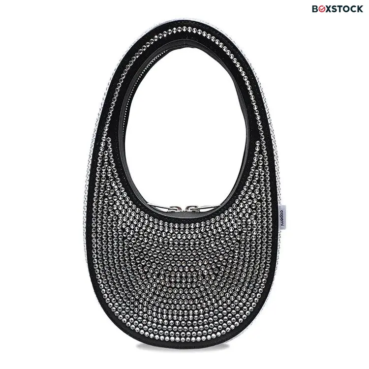 Coperni Crystal Embellished Mini Swipe Bag 'Black Crystal' Spring/Summer 2023