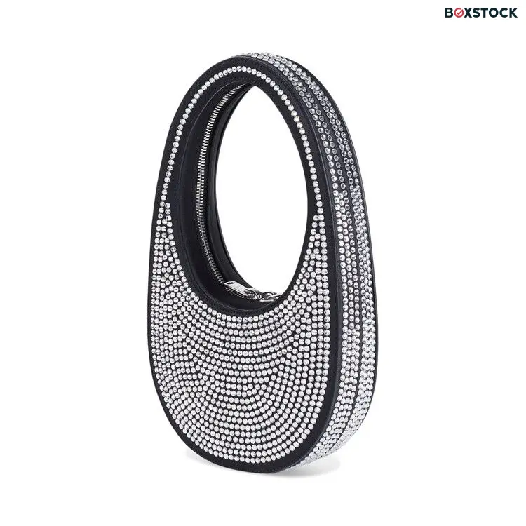 Coperni Crystal Embellished Mini Swipe Bag 'Black Crystal' Spring/Summer 2023