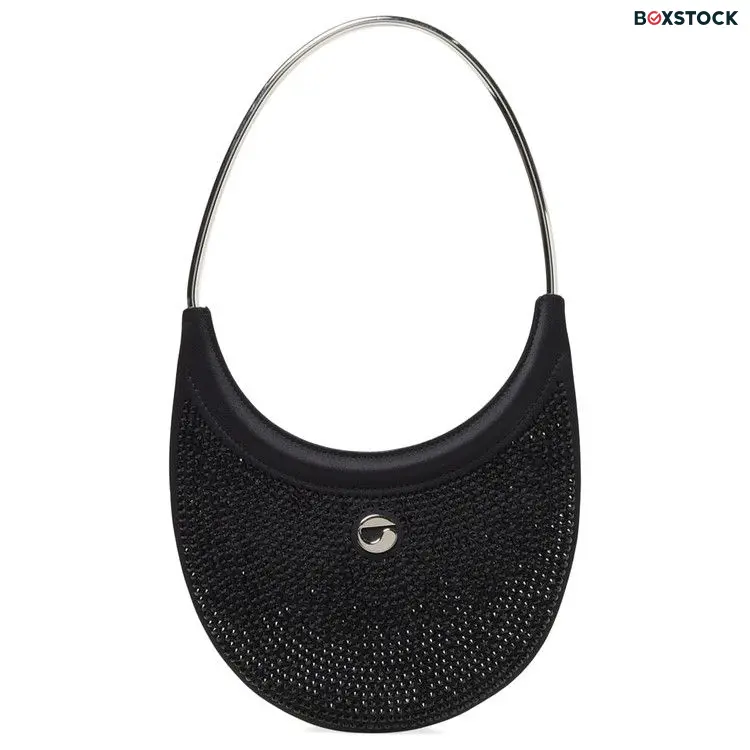 Coperni Crystal Embellished Ring Swipe Bag 'Black' Fall/Winter 2023