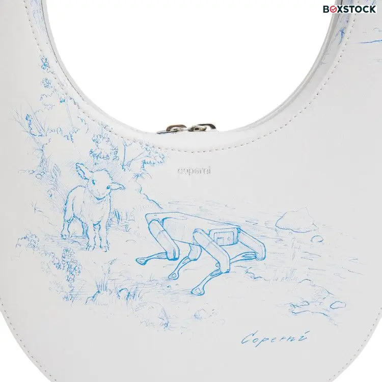 Coperni Toile De Jouy Printed Swipe Bag 'Blue/White' Fall/Winter 2023