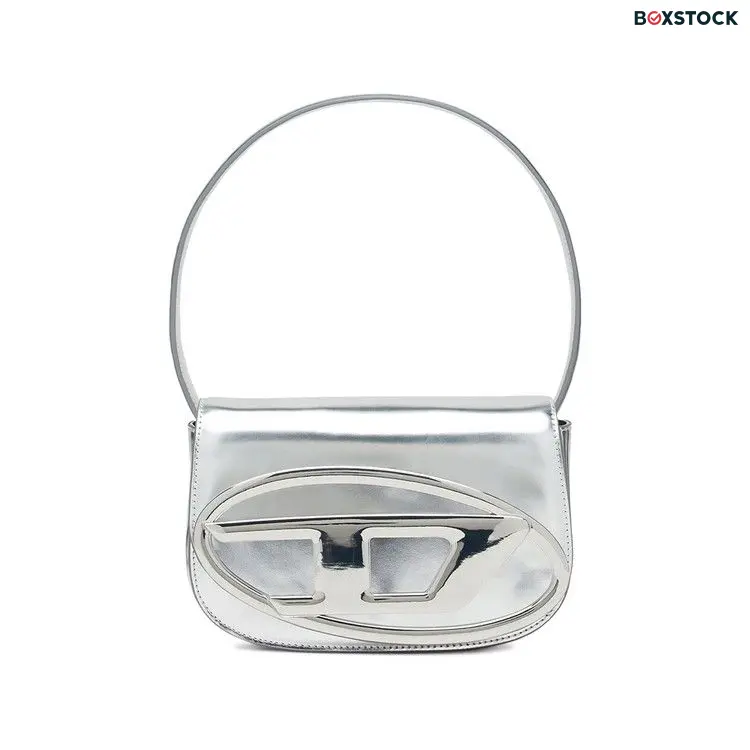 Diesel 1DR Shoulder Bag 'Silver' Fall/Winter 2023