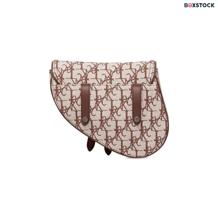 Dior x Cactus Jack Oblique Jacquard Mini Saddle Bag 'Coffee' Brown Spring/Summer 2022