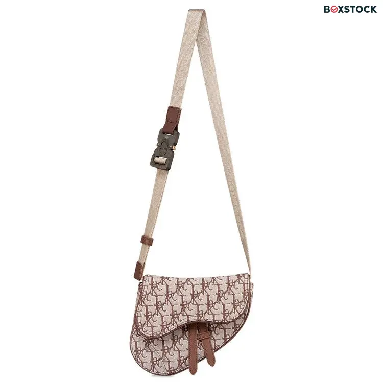 Dior x Cactus Jack Oblique Jacquard Mini Saddle Bag 'Coffee' Brown Spring/Summer 2022