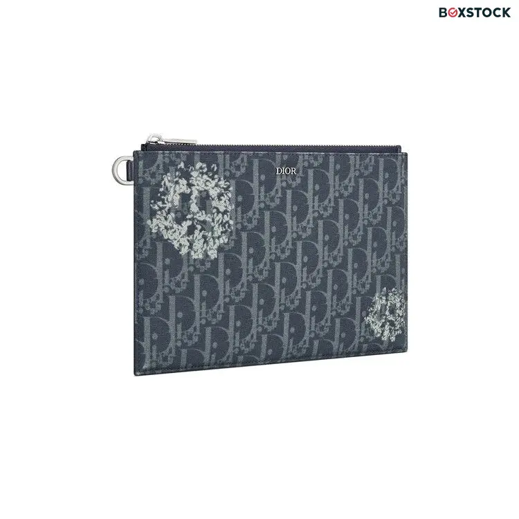 Dior x Denim Tears A5 Pouch 'Blue' Fall/Winter 2023