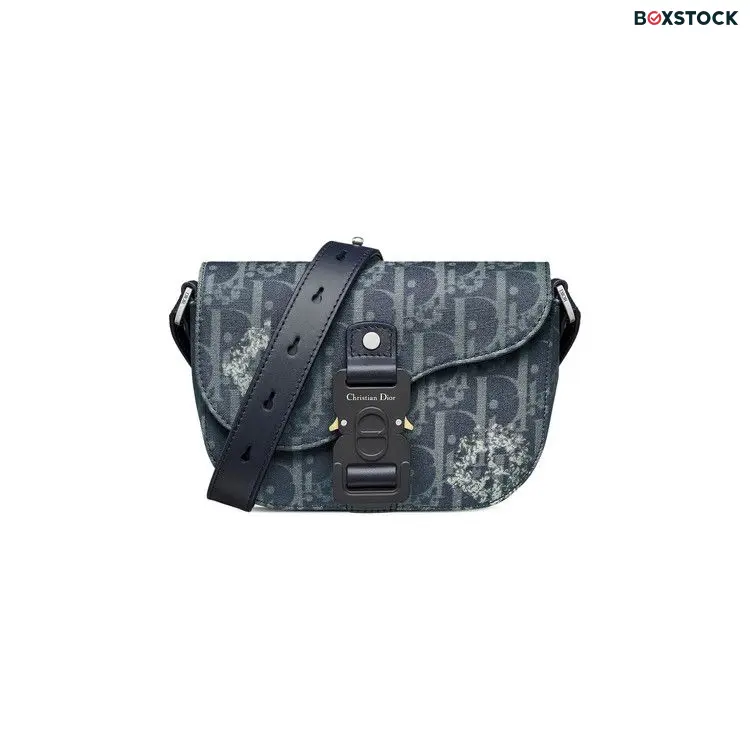 Dior x Denim Tears Saddle Pouch With Strap 'Blue' Fall/Winter 2023