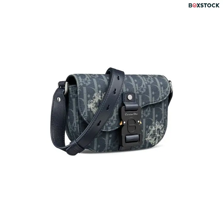 Dior x Denim Tears Saddle Pouch With Strap 'Blue' Fall/Winter 2023