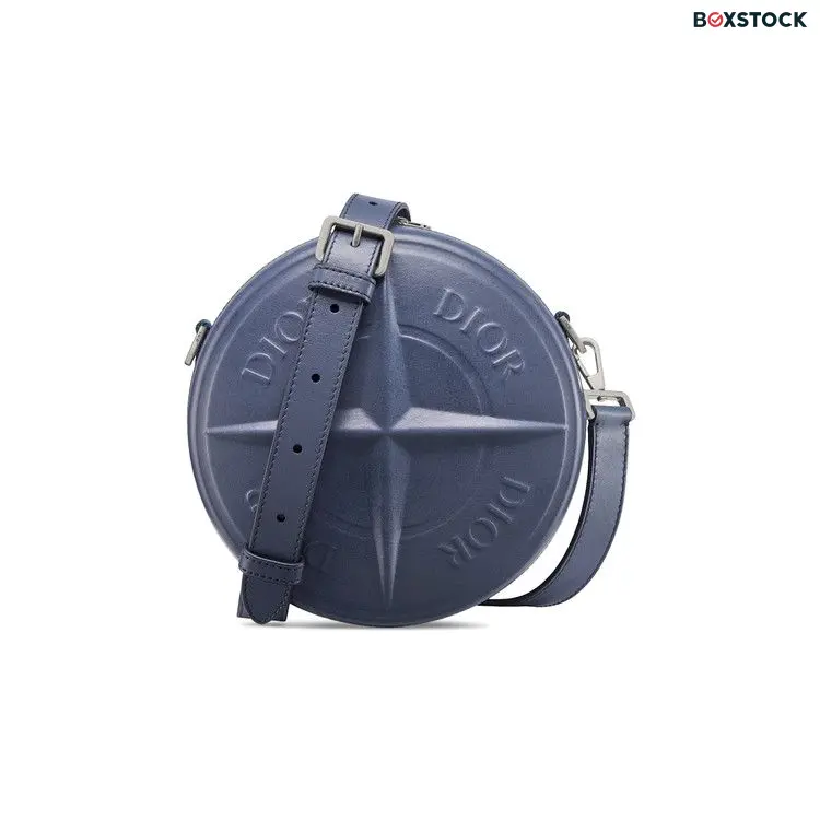 Dior x Stone Island Round Bag 'Blue' Spring/Summer 2024