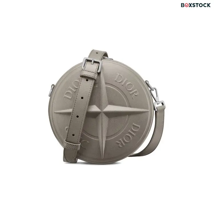 Dior x Stone Island Round Bag 'Grey' Spring/Summer 2024
