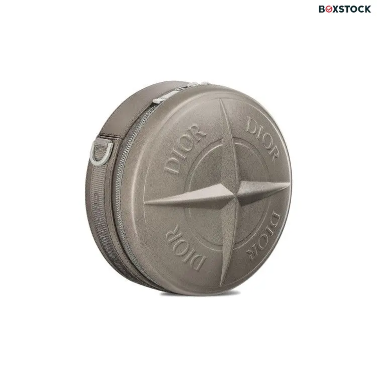 Dior x Stone Island Round Bag 'Grey' Spring/Summer 2024