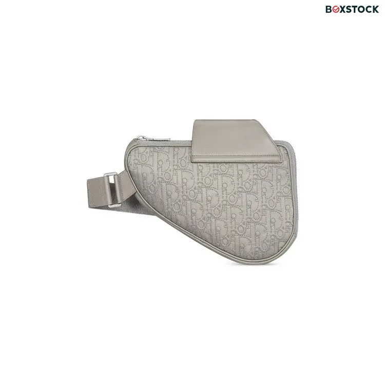 Dior x Stone Island Saddle Bag 'Grey' Spring/Summer 2024