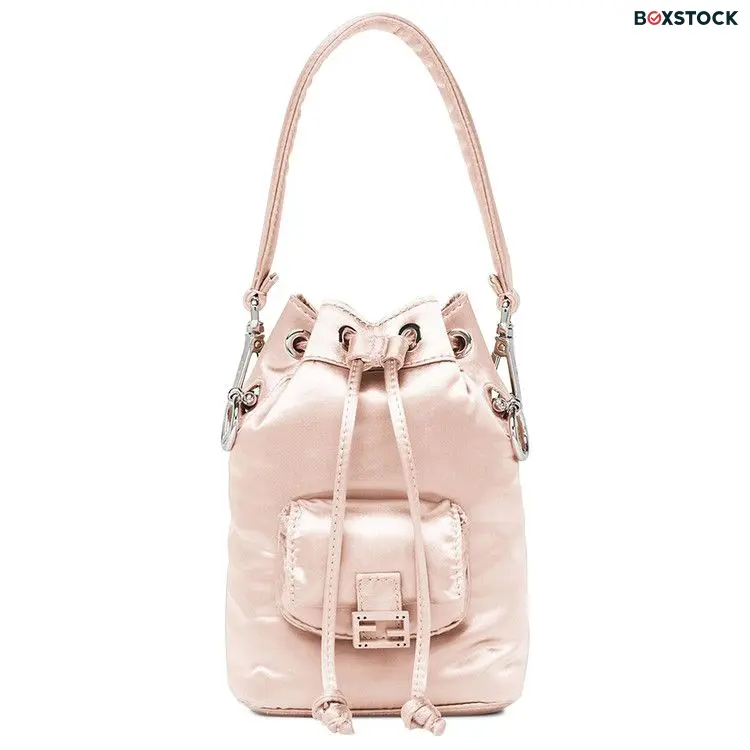 Fendi Mini Mon Tresor Bucket Bag 'Baby Pink/Palladio' Spring/Summer 2023