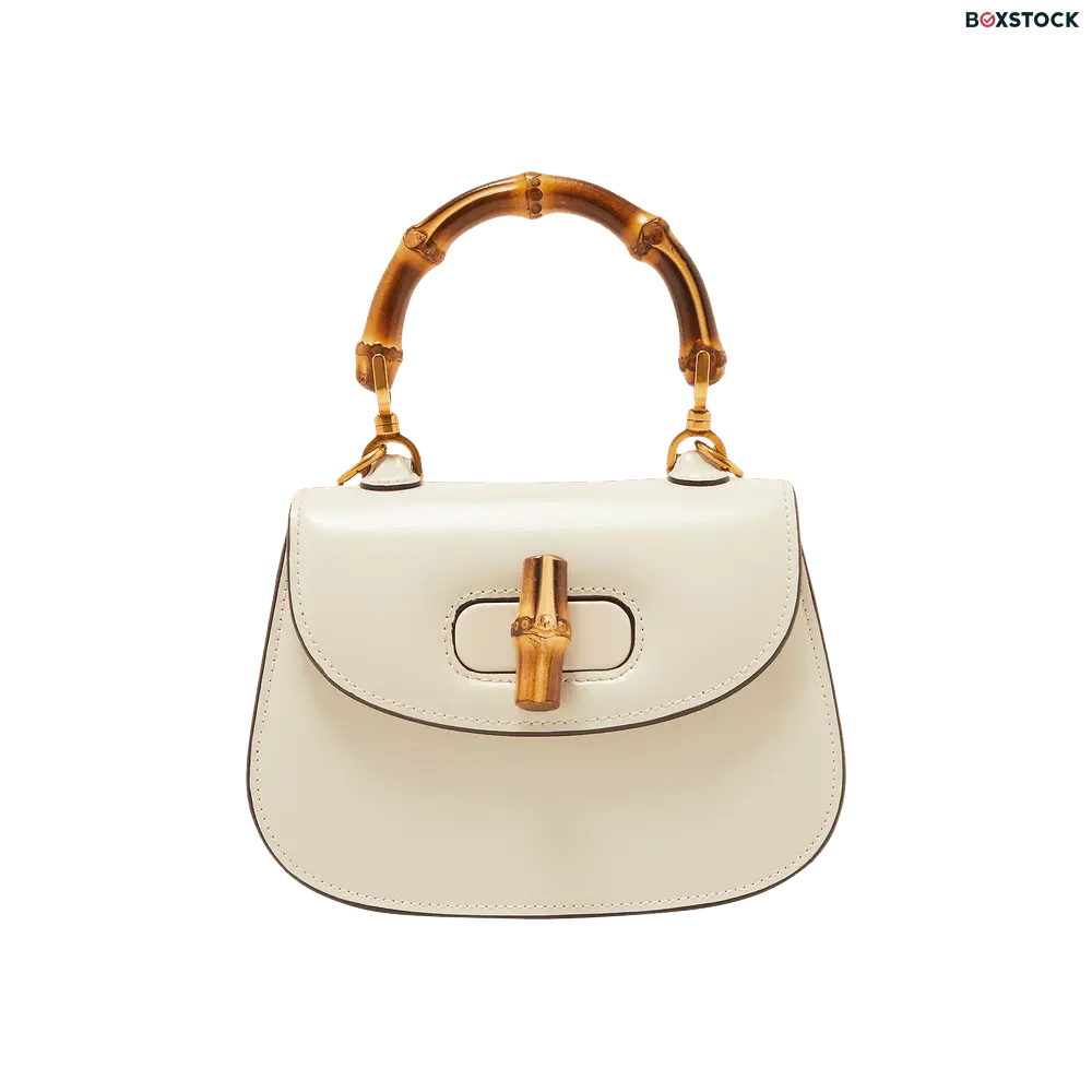 Gucci Bamboo 1947 Mini Top Handle Bag 'White' Spring/Summer 2023