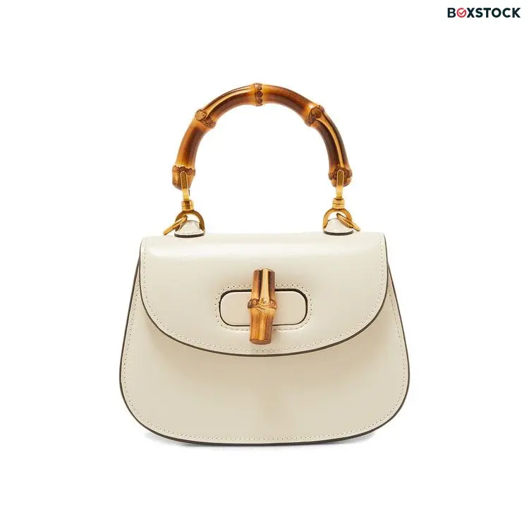 Gucci Bamboo 1947 Mini Top Handle Bag 'White' Spring/Summer 2023
