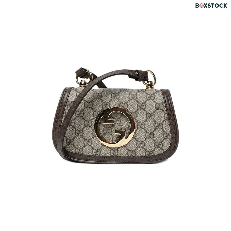 Gucci Blondie Mini Shoulder Bag 'Beige/Ebony/New Acero' Grey Fall/Winter 2023