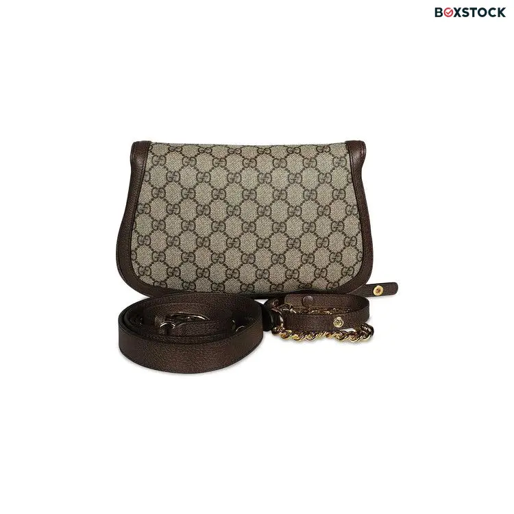 Gucci Blondie Shoulder Bag 'Beige/Ebony Supreme' Grey Spring/Summer 2023