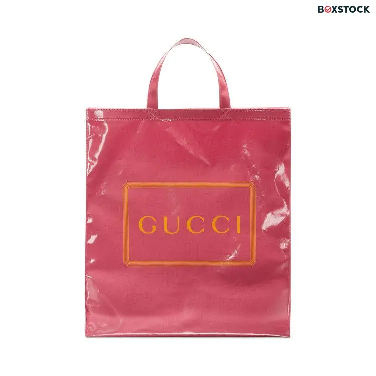 Gucci Coated Cotton Medium Gucci Print Tote 'Glam Pink' Fall/Winter 2019