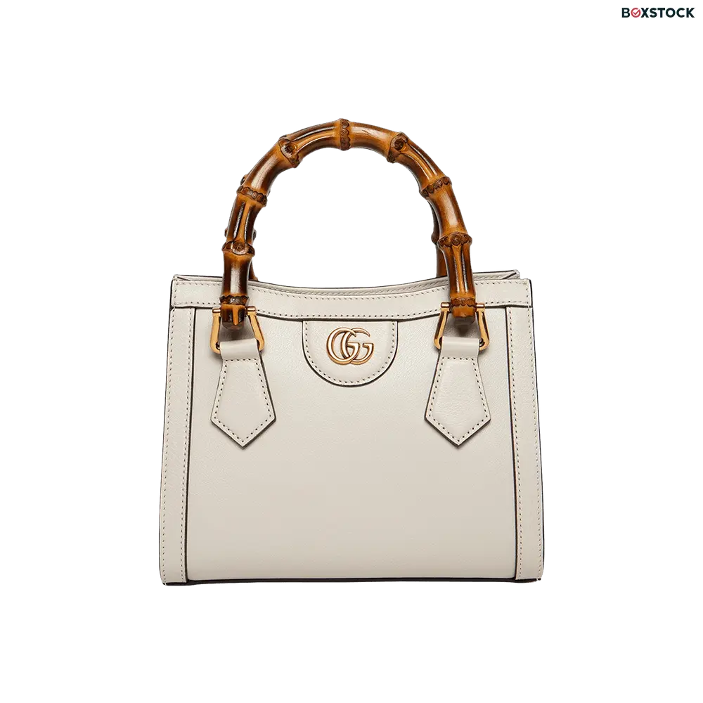 Gucci Diana Mini Tote Bag 'White/Orange Fluo' Fall/Winter 2021