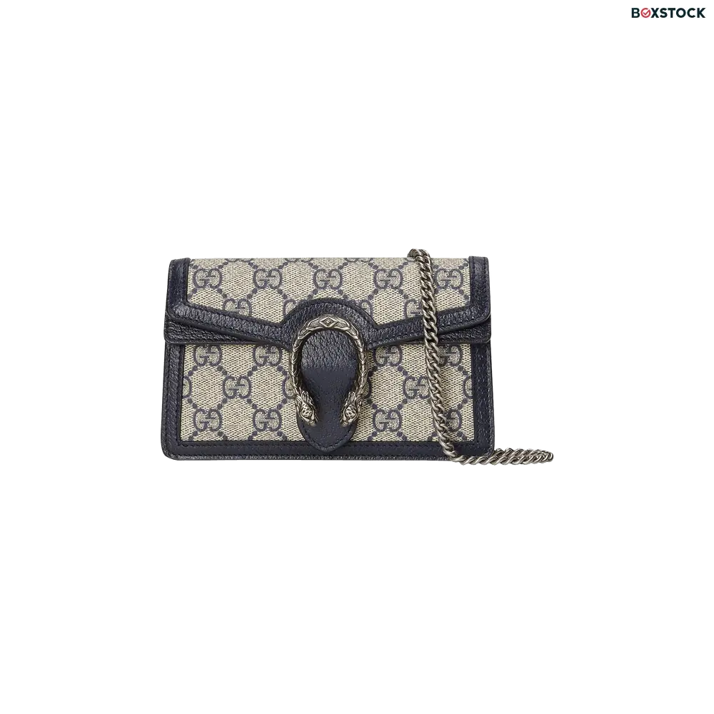 Gucci Dionysus GG Super Mini Bag 'Beige/Blue Supreme' Tan Spring/Summer 2023
