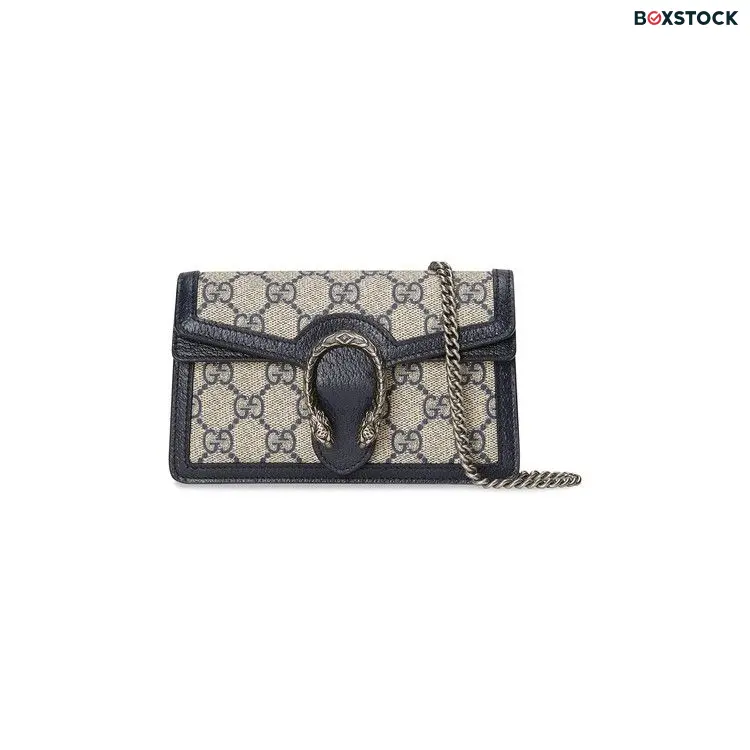 Gucci Dionysus GG Super Mini Bag 'Beige/Blue Supreme' Tan Spring/Summer 2023