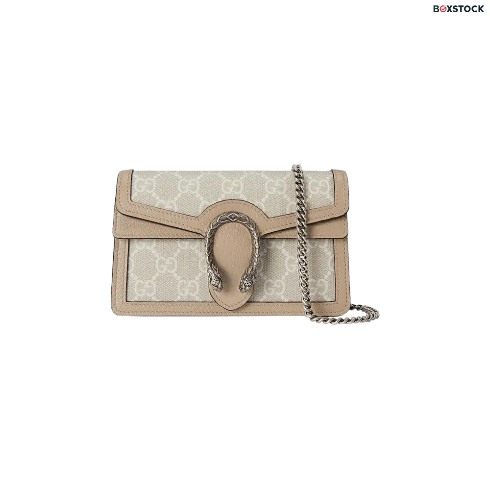 Gucci Dionysus GG Super Mini Bag 'Beige/White' Cream Fall/Winter 2022
