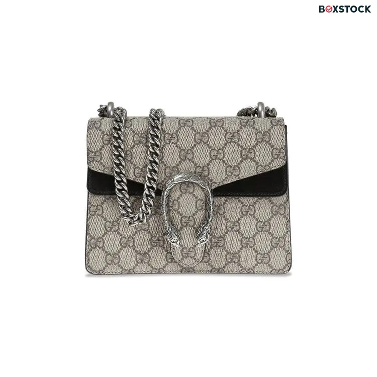 Gucci Dionysus GG Supreme Mini Bag 'Beige/Ebony' Tan
