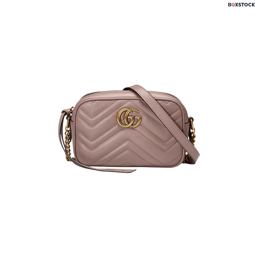 Gucci GG Marmont Matelassé Mini Bag 'Rose Antic' Pink Fall/Winter 2020