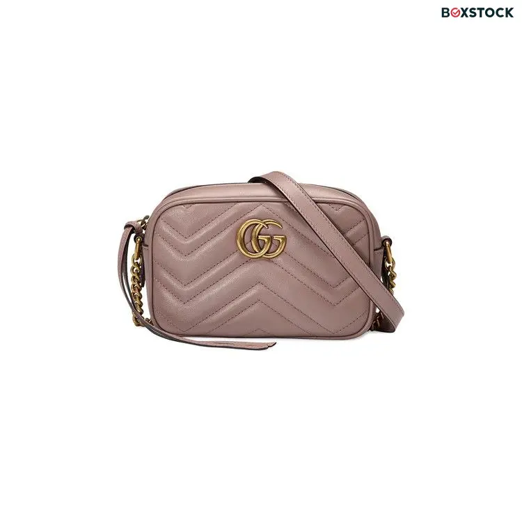 Gucci GG Marmont Matelassé Mini Bag 'Rose Antic' Pink Fall/Winter 2020