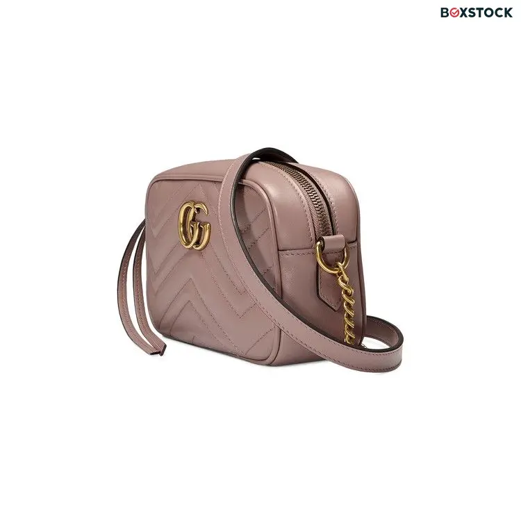 Gucci GG Marmont Matelassé Mini Bag 'Rose Antic' Pink Fall/Winter 2020