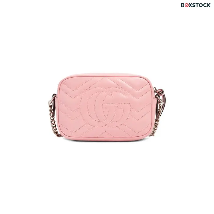 Gucci GG Marmont Matelassé Mini Bag 'Wild Rose' Pink Fall/Winter 2020