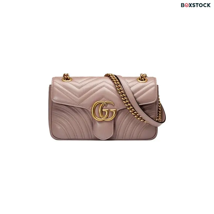 Gucci GG Marmont Matelassé Shoulder Bag 'Dusty Pink' Fall/Winter 2020