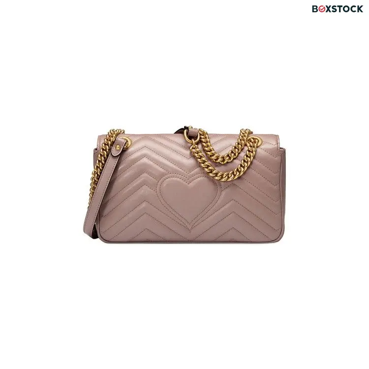 Gucci GG Marmont Matelassé Shoulder Bag 'Dusty Pink' Fall/Winter 2020