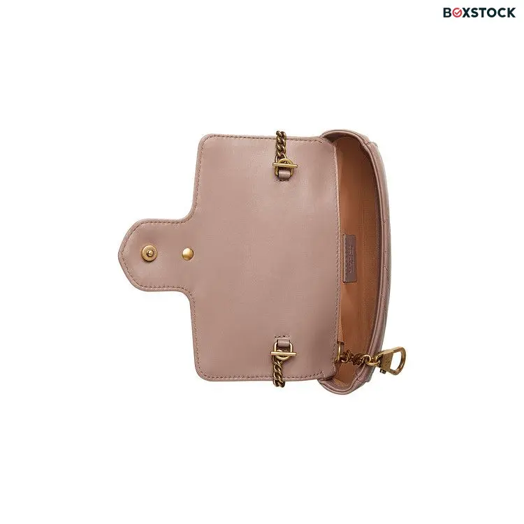 Gucci GG Marmont Matelassé Leather Super Mini Bag 'Beige' Tan Spring/Summer 2021