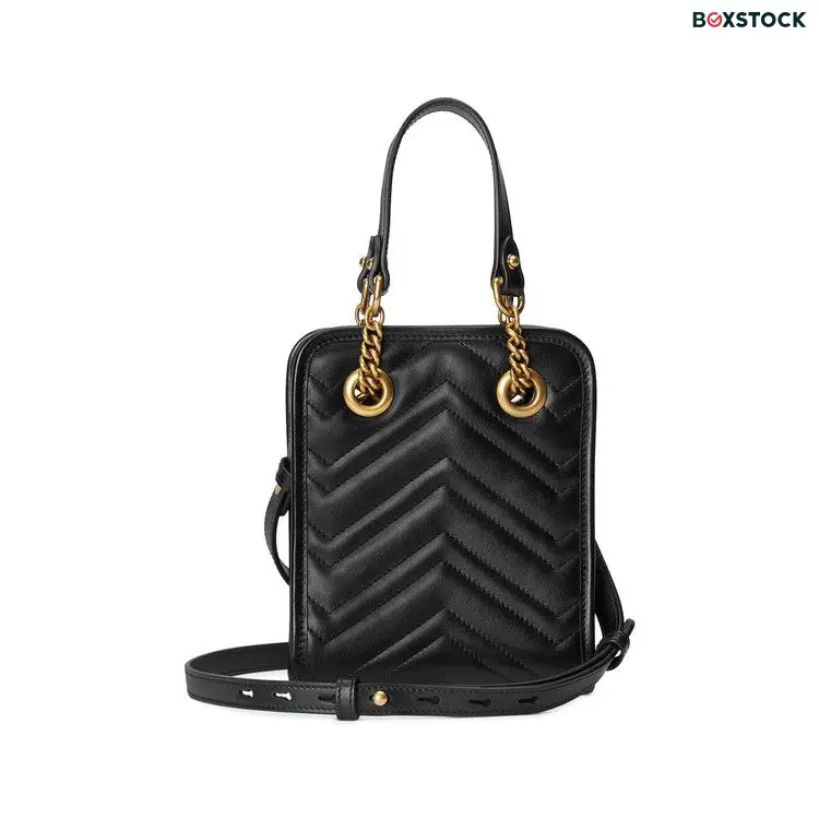 Gucci GG Marmont Matelassé Mini Bag 'Black' Fall/Winter 2022