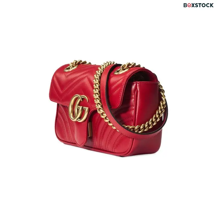 Gucci GG Marmont Matelassé Mini Bag 'Red' Spring/Summer 2021