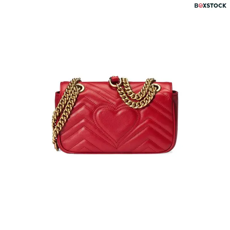Gucci GG Marmont Matelassé Mini Bag 'Red' Spring/Summer 2021