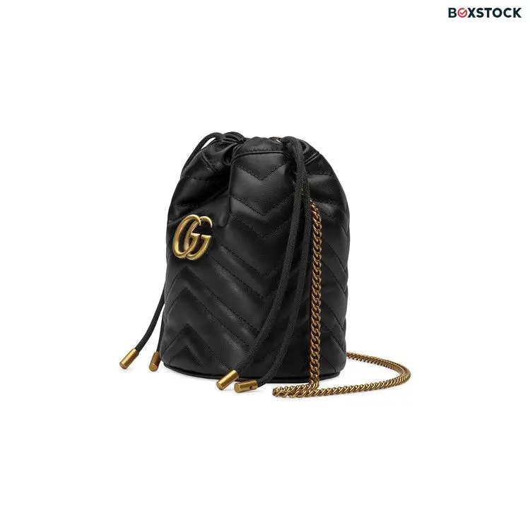 Gucci GG Marmont Mini Bucket Bag 'Black' Spring/Summer 2021